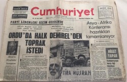 Cumhuriyet Gazetesi 14 Haziran 1965-İşçiler Haftada İki Gün İzin Yapacaklar GZ6019 - 2
