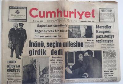 Cumhuriyet Gazetesi 14 Kasım 1964 -Geri Kalmış Ülkeler İçin Nato Fonu Kurulması Kararlaştırıldı GZ6183 - 1
