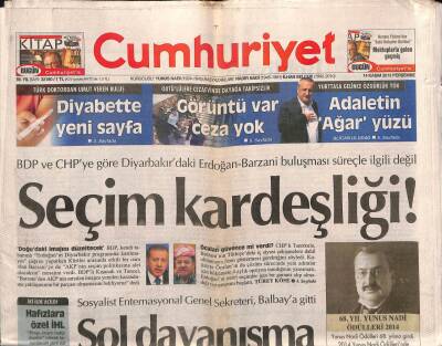 Cumhuriyet Gazetesi 14 Kasım 2013 - AİHMnin Türkiyeye Rekor Cezası Uludereli Ailelere Umut Verdi GZ94579 - 1