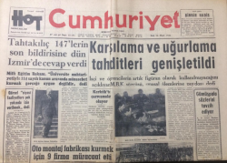 Cumhuriyet Gazetesi 14 Mart 1961 - Güzellik Kraliçesi Komünist Ajanları Tarafından Kaçırıldı - GZ12588 - 1