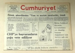 Cumhuriyet Gazetesi 14 Nisan 1977 GZ713 - 1