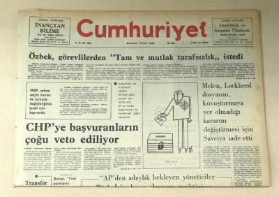 Cumhuriyet Gazetesi 14 Nisan 1977 GZ713 - 1
