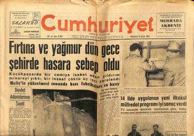 Cumhuriyet Gazetesi - 14 Ocak 1963 - Yeni İlkokul Müfredatı İyi Sonuç Verdi GZ99373 - 1