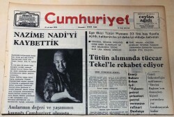 Cumhuriyet Gazetesi 14 Ocak 1975 GZ179 - 1