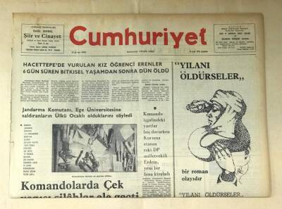 Cumhuriyet Gazetesi 14 Ocak 1976 GZ512 - 2