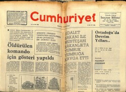 Cumhuriyet Gazetesi 14 Ocak 1977 - Ahmet Sökenin Cenazesi GZ103041 - 1