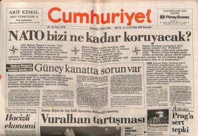 Cumhuriyet Gazetesi 14 Ocak 1988 - FIFAnın Kararı Kesin , Kıbrıs Türk Takımlarıyla Maç Yasak GZ85108 - 1