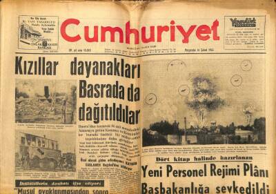Cumhuriyet Gazetesi - 14 Şubat 1963 - Musul Ayaklanmasından Sonra Türkler Öldürüldü GZ99583 - 1
