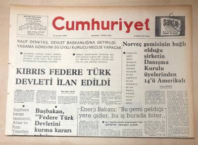 Cumhuriyet Gazetesi 14 Şubat 1975 GZ159 - 2