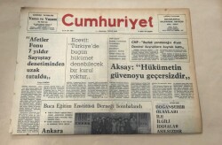 Cumhuriyet Gazetesi 15 Aralık 1976 GZ1118 - 1