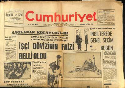 Cumhuriyet Gazetesi 15 Ekim 1964 - Mrşl. Tito Yarın Kıbrısa Gidiyor GZ86230 - 1