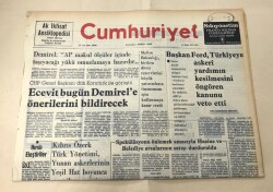 Cumhuriyet Gazetesi 15 Ekim 1974 GZ1539 - 2