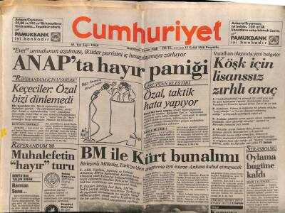 Cumhuriyet Gazetesi 15 Eylül 1988 - Doğum Günü Hediyesi GZ56855 - 1