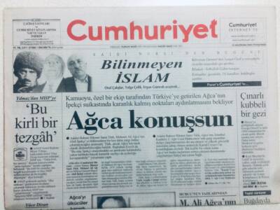 Cumhuriyet Gazetesi - 15 Haziran 2000 - Ecevitin Hedefi MHP GZ41850 - 1