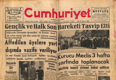 Cumhuriyet Gazetesi 15 Kasım 1960 - Kennedynin Türkiye Politikası GZ81213 - 1