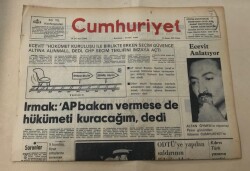 Cumhuriyet Gazetesi 15 Kasım 1974 GZ1392 - 2