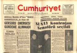 Cumhuriyet Gazetesi 15 Mart 1966 - Fındık,Fıstık Karşılığında Boğaza Köprü GZ103188 - 2