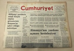 Cumhuriyet Gazetesi 15 Mart 1975 GZ1568 - 1