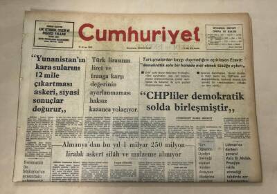 Cumhuriyet Gazetesi 15 Mart 1976 GZ1030 - 2