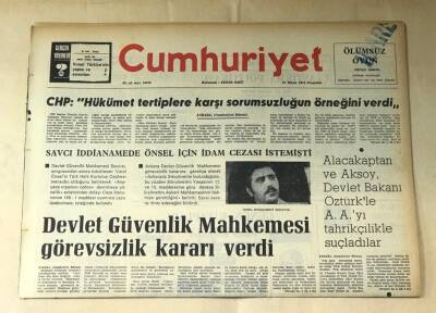 Cumhuriyet Gazetesi 15 Mayıs 1975 GZ570 - 2