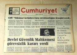 Cumhuriyet Gazetesi 15 Mayıs 1975 GZ570 - 1