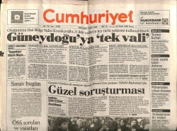 Cumhuriyet Gazetesi 15 Nisan 1990 - Kadınlar Kutlu Sargın İçin Yürüdü GZ61264 - 1