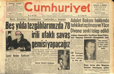 Cumhuriyet Gazetesi 15 Ocak 1963 - Hasta Olduğunu Bildiren Başgil , Üniversiteye Bir Rapor Daha Yolladı GZ120607 - 1
