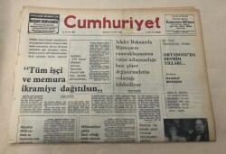 Cumhuriyet Gazetesi 15 Ocak 1977 GZ1149 - 2