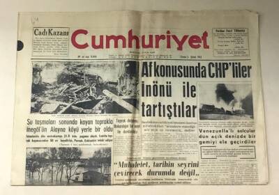 Cumhuriyet Gazetesi 15 Şubat 1963 GZ846 - 1