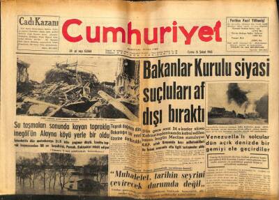 Cumhuriyet Gazetesi - 15 Şubat 1963 - Siyasi Suçlular Af Dışı Bırakıldı GZ99576 - 1