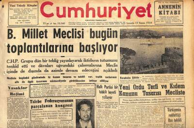 Cumhuriyet Gazetesi 15 Temmuz 1959 - Avrupaya Kumaş Satacağız - Halk Partisi Bir Tahkik Heyeti Yolluyor GZ120132 - 1