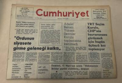 Cumhuriyet Gazetesi 16 Ekim 1976 GZ943 - 1