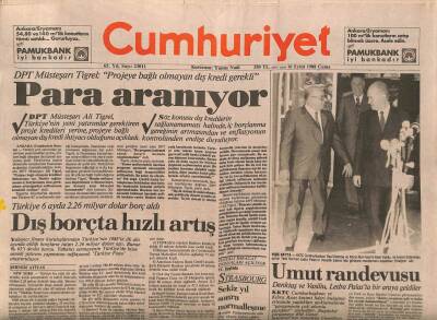 Cumhuriyet Gazetesi 16 Eylül 1988 - Barzani İle Buluşma GZ89001 - 1