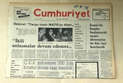 Cumhuriyet Gazetesi 16 Haziran 1975 GZ538 - 2