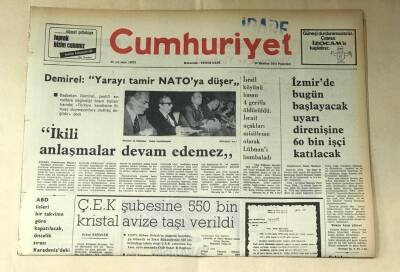 Cumhuriyet Gazetesi 16 Haziran 1975 GZ538 - 2