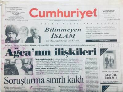 Cumhuriyet Gazetesi 16 Haziran 2000 - Bilinmeyen İslam GZ41299 - 1