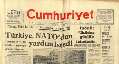 Cumhuriyet Gazetesi 16 Kasım 1968 - Türkiye , NATOdan Yardım İstedi GZ62406 - 2