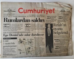 Cumhuriyet Gazetesi -16 Kasım 1994 - KKTCnin 11. Kuruluş Yıldönümünde 20 Yıldır İlk Kez Silahlar Patladı - GZ43988 - 1