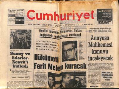 Cumhuriyet Gazetesi 16 Mayıs 1972 - ABDnin Irkçı Başkan Adayı Wallace Vuruldu GZ83756 - 1