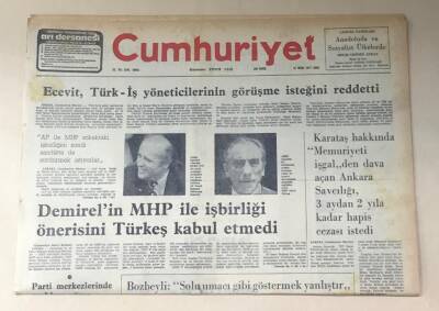 Cumhuriyet Gazetesi 16 Nisan 1977 GZ715 - 2