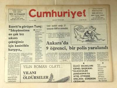 Cumhuriyet Gazetesi 16 Ocak 1976 GZ510 - 1