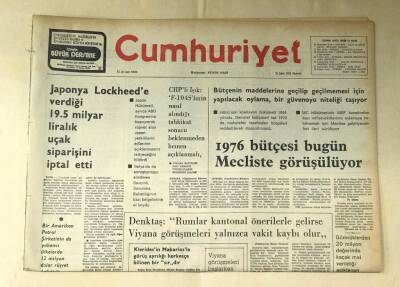 Cumhuriyet Gazetesi 16 Şubat 1976 GZ479 - 2