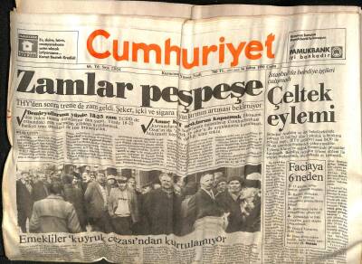 Cumhuriyet Gazetesi 16 Şubat 1990 - Sayın Fatma Girike Açık Mektup GZ85044 - 1