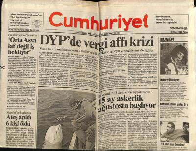 Cumhuriyet Gazetesi 16 Şubat 1992 - İstanbul Boğazında Kılavuz Kargaşası GZ62299 - 1