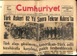 Cumhuriyet Gazetesi 17 Ağustos 1960 - Türk Askeri 80 Yıl Sonra Kıbrısta GZ70171 - 2