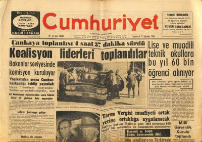 Cumhuriyet Gazetesi 17 Ağustos 1963 - Türkiye Güzeli Gülseren Kocaman Long Beachte Finale Kaldı GZ88357 - 1