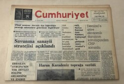 Cumhuriyet Gazetesi 17 Ağustos 1975 GZ1241 - 1