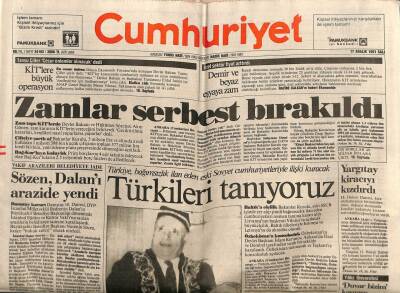 Cumhuriyet Gazetesi 17 Aralık 1991 - İsrail Nazi Wagneri Durduramadı GZ74722 - 1