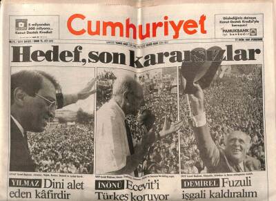 Cumhuriyet Gazetesi 17 Ekim 1991 - İşçi Direnişleri Yayılıyor GZ69670 - 1