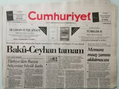 Cumhuriyet Gazetesi 17 Ekim 2000 Barış Doruğu Başladı - Sezerden Orta Asya Atağı - GZ37773 - 1